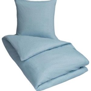 Sengetøy - Sirkler blå - 150x210 cm - Microfiber sengetøy