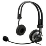 DELTACO DELTACO headset med mikrofon og volumkontroll 2m kabel 6928858361002 Tilsvarer: N/A