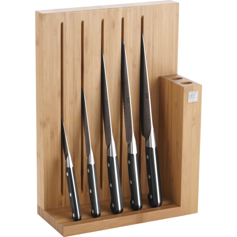 Zwilling Pro Knivblokk i Bambu med 5 kniver