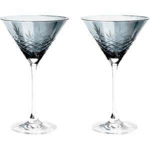 Frederik Bagger Crispy Cocktail Glass 2 stk, Sapphire