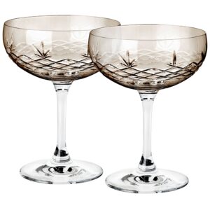 Frederik Bagger Crispy Gatsby Champagneglass 2 stk, Copal