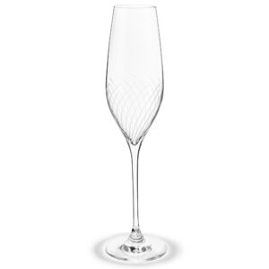 Holmegaard Cabernet Lines champagneglass 2 stk.