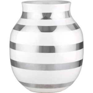 Kähler Omaggio Vase 200 mm Sølv