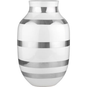 Kähler Omaggio Vase 305 mm Sølv
