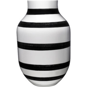 Kähler Omaggio Vase 305 mm Svart