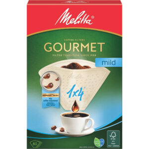 Melitta kaffefilter 1x4/80 Gourmet Mild