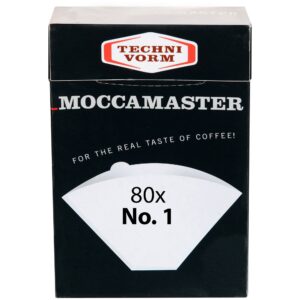 Moccamaster Kaffefilter størrelse 1x1 80 stk