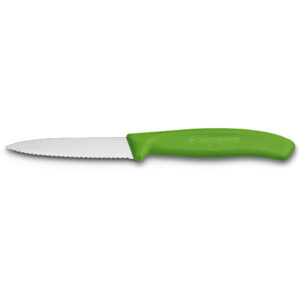 Victorinox Tagget Skrellekniv 8 cm Nylonhåndtak Grønn