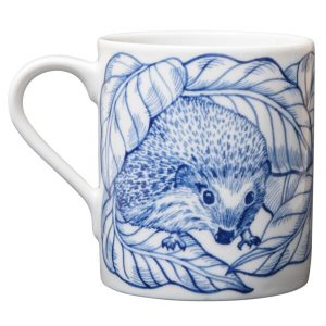 Götefors Porslin Hedgehogs Awakening krus, 35 cl, blå