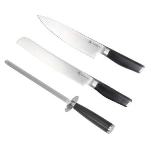 Brusletto Knivsett 2 kniver + slipestål