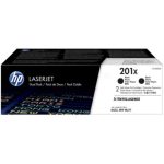 HP Tonerkassett (HP 201X) svart 2.800 sider, 2-pack CF400XD Tilsvarer: N/A