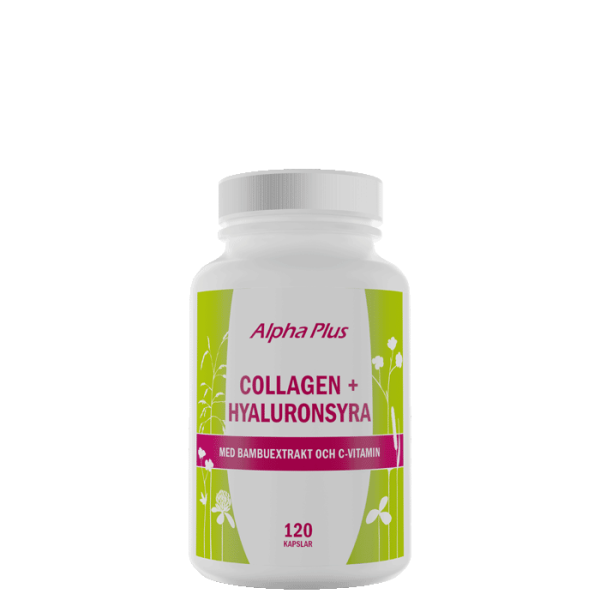 Collagen + Hyaluronsyra, 120 kapsler